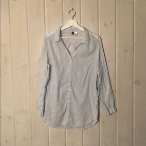 Gauzey pale blue size 12 Divided blouse